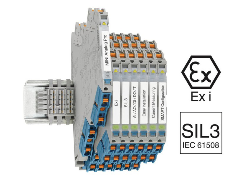 HOCHKOMPAKTE EX I-TRENNVERSTÄRKER MIT FUNKTIONALER SICHERHEIT SIL 3